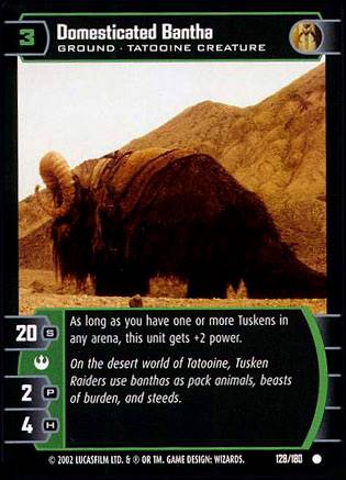 Star Wars TCG Domesticated Bantha (ANH  #128) - A New Hope (TCG)