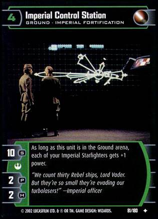 Star Wars TCG Imperial Control Station (ANH  #81) - A New Hope (TCG)