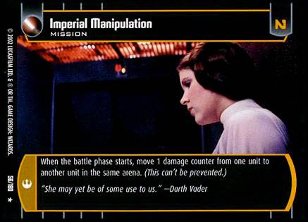 Star Wars TCG Imperial Manipulation (ANH  #56) - A New Hope (TCG)