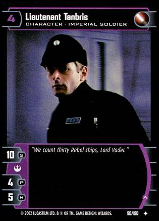 Star Wars TCG Lieutenant Tanbris A (ANH  #90) - A New Hope (TCG)