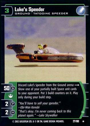 Lukes Speeder A (ANH  #27)