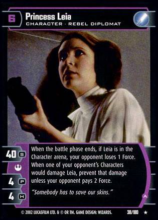 Star Wars TCG Princess Leia A (ANH  #38) - A New Hope (TCG)