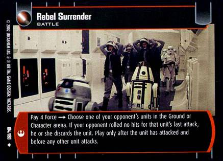 Star Wars TCG Rebel Surrender (ANH  #104) - A New Hope (TCG)