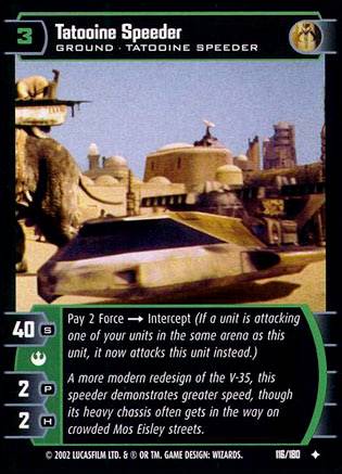 Tatooine Speeder (ANH  #116)