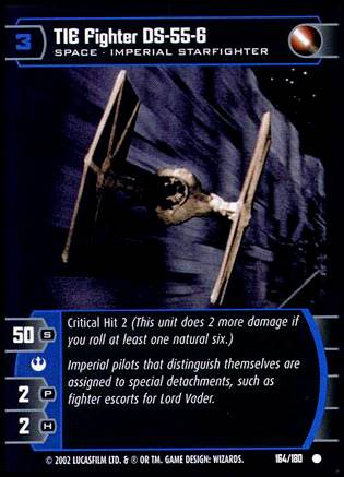 TIE Fighter DS 55 6 (ANH  #164)