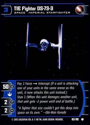 TIE Fighter DS 73 3 (ANH  #163)