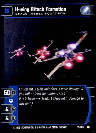 X wing Attack Formation (ANH  #175)