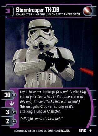 Stormtrooper TK 119 (ANH  #113) FOIL
