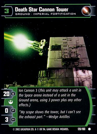 Death Star Cannon Tower (ANH  #126) FOIL