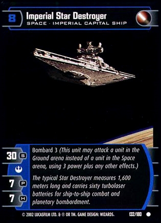Imperial Star Destroyer (ANH  #132) FOIL