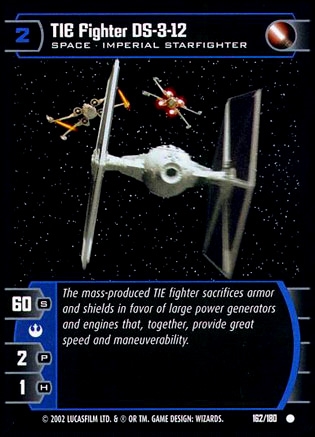 TIE Fighter DS 3 12 (ANH  #162) FOIL