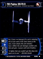 TIE Fighter DS 73 3 (ANH  #163) FOIL