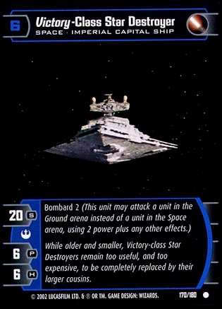 Victory Class Star Destroyer (ANH  #170) FOIL