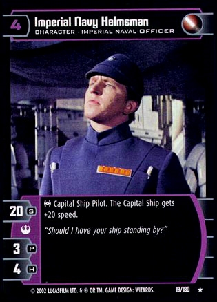 Imperial Navy Helmsman (ANH  #19) FOIL