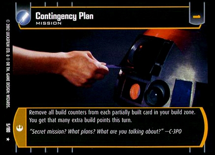Contingency Plan (ANH  #5) FOIL