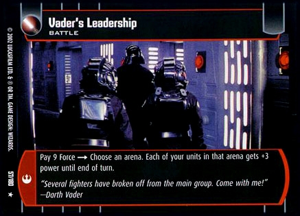 Vaders Leadership (ANH  #57) FOIL