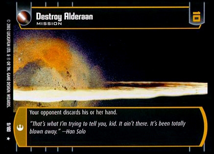 Destroy Alderaan (ANH  #9) FOIL
