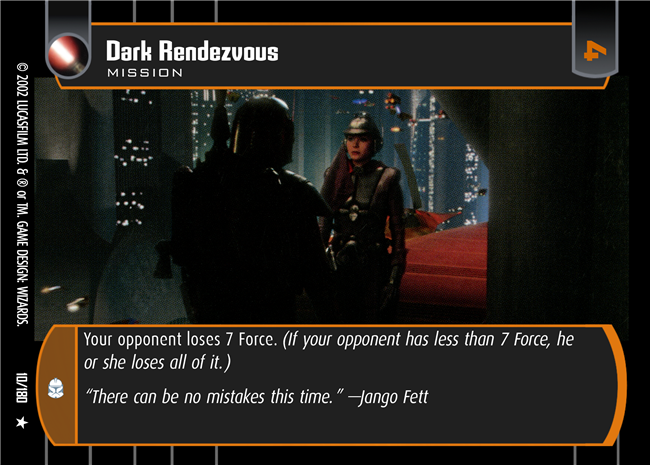 Star Wars TCG Dark Rendezvous (AOTC #10)