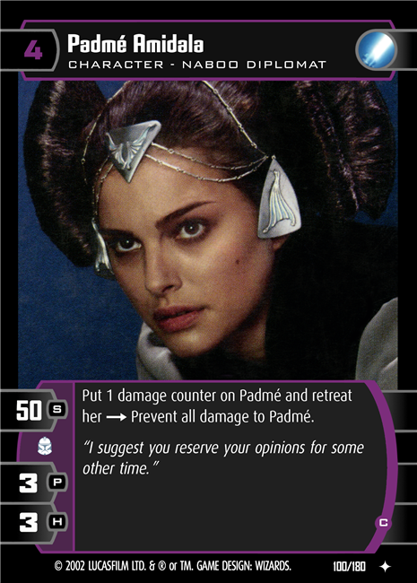 Star Wars TCG Padme Amidala (C) (AOTC #100)