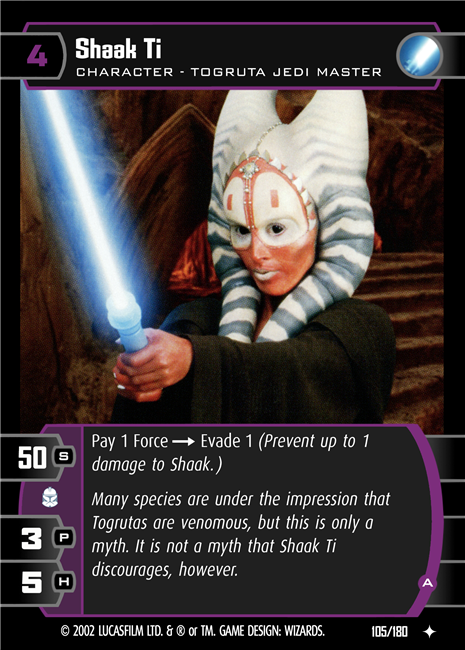 Star Wars TCG Shaak Ti (A) (AOTC #105)