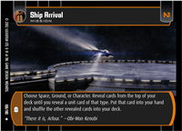 Star Wars TCG Ship Arrival (AOTC #106)