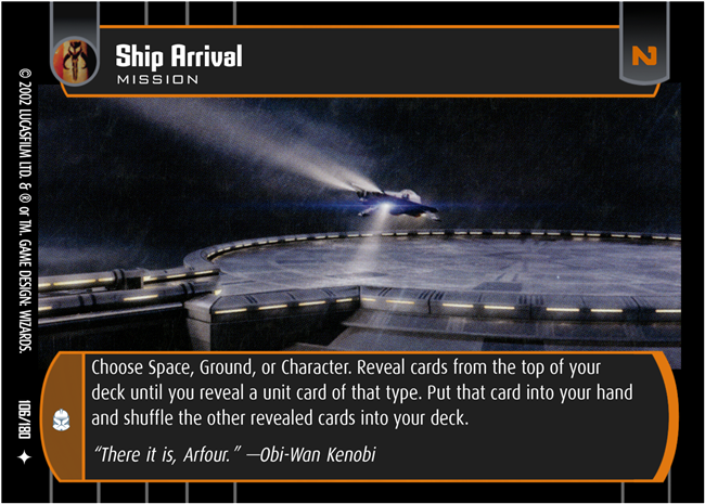 Ship Arrival (AOTC #106)