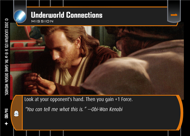 Star Wars TCG Underworld Connections (AOTC #114)