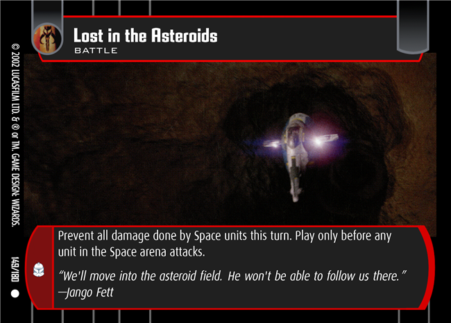 Star Wars TCG Lost in the Asteroids (AOTC #149)