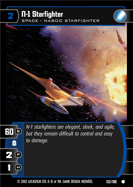 Star Wars TCG N-1 Starfighter (AOTC #152)