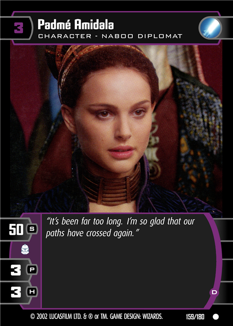 Star Wars TCG Padme Amidala (D) (AOTC #159)