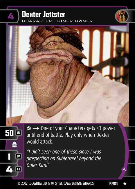 Star Wars TCG Dexter Jettster (A) (AOTC #16)