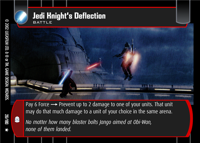 Jedi Knight's Deflection (AOTC #26)