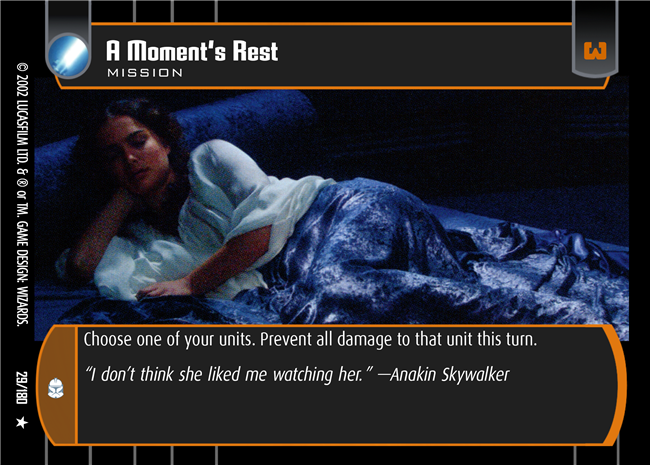 Star Wars TCG A Moment's Rest (AOTC #29)