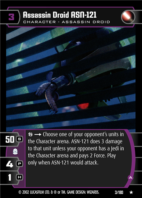 Star Wars TCG Assassin Droid ASN-121 (A) (AOTC #3)