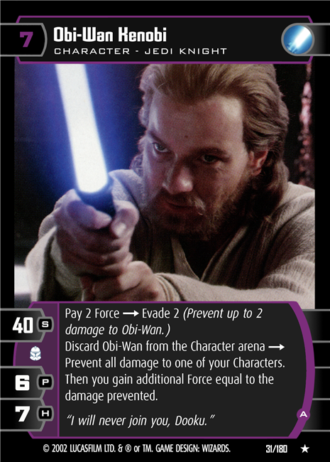 Star Wars TCG Obi-Wan Kenobi (A) (AOTC #31)