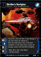 Star Wars TCG Obi-Wan's Starfighter (A) (AOTC #32)