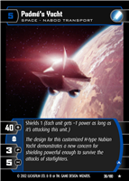 Star Wars TCG Padme's Yacht (A) (AOTC #36)
