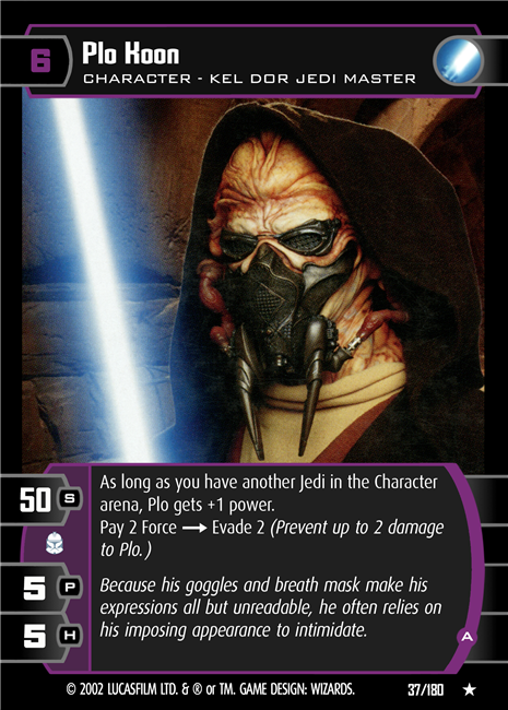 Star Wars TCG Plo Koon (A) (AOTC #37)