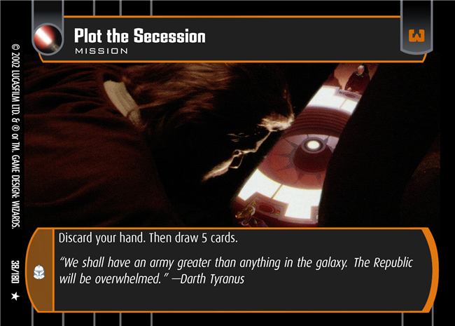 Star Wars TCG Plot the Secession (AOTC #38)