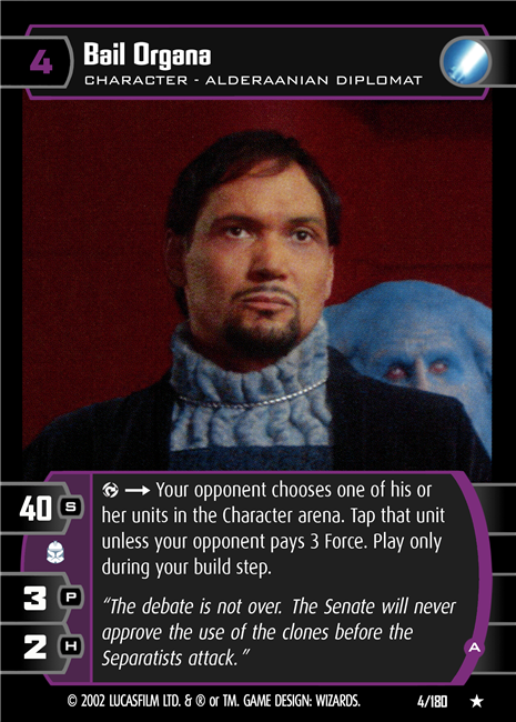 Star Wars TCG Bail Organa (A) (AOTC #4)