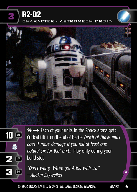 Star Wars TCG R2-D2 (A) (AOTC #41)