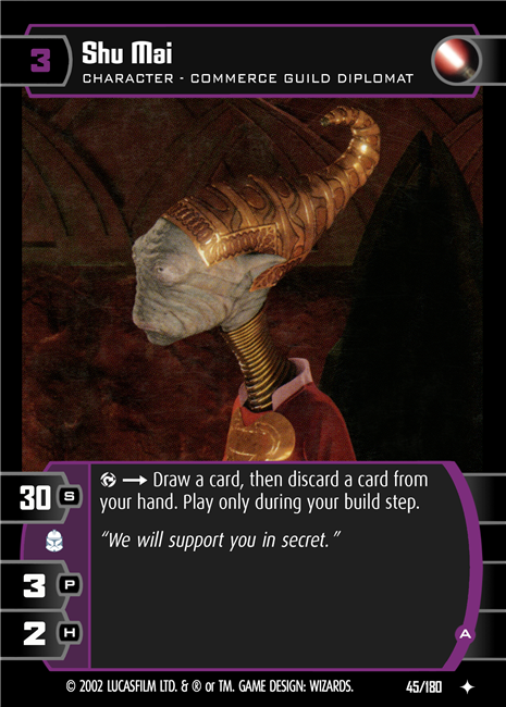 Star Wars TCG Shu Mai (A) (AOTC #45)