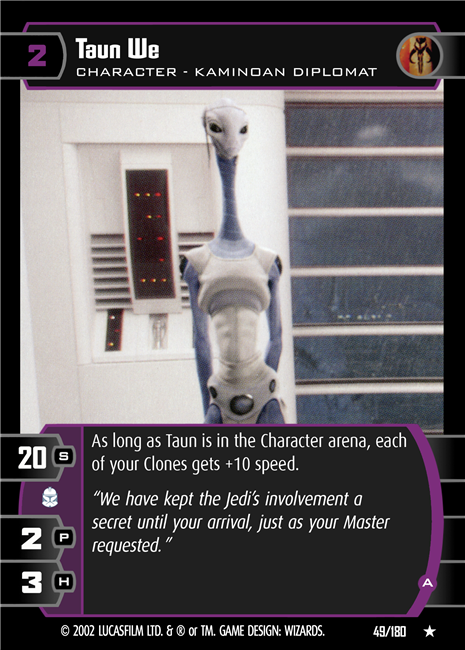 Star Wars TCG Taun We (A) (AOTC #49)