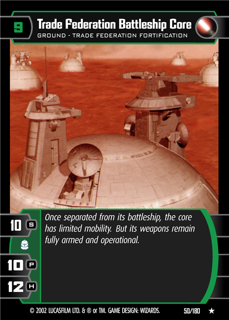 Trade Federation Battleship Core (AOTC #50)
