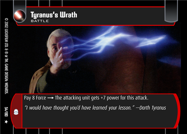 Tyranus's Wrath (AOTC #54)