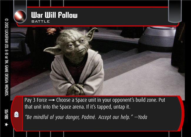 Star Wars TCG War Will Follow (AOTC #55)