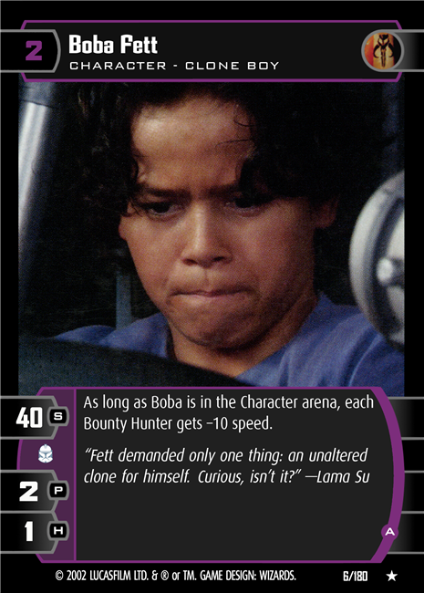 Star Wars TCG Boba Fett (A) (AOTC #6)