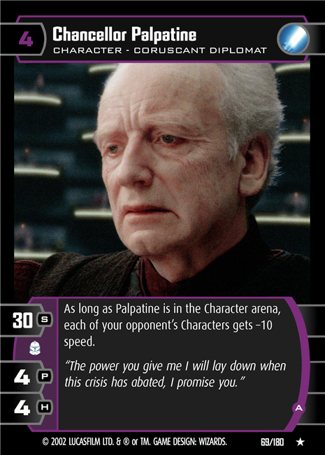 Star Wars TCG Chancellor Palpatine (A) (AOTC #69)