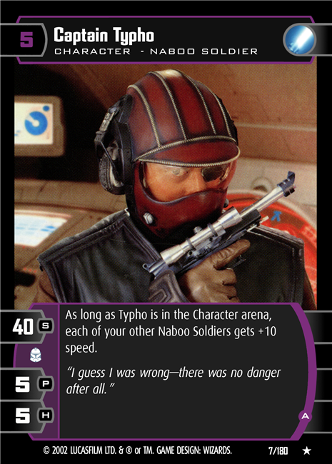 Star Wars TCG Captain Typho (A) (AOTC #7)