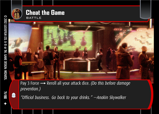 Star Wars TCG Cheat the Game (AOTC #71)